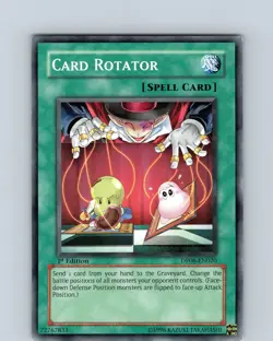 Yu-Gi-Oh TCG Card Rotator DP08-EN020 1st Edition Regular Common Card MP-LP - Image 1
