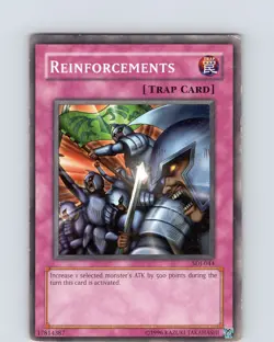 Yu-Gi-Oh TCG Reinforcements SDJ-044 Unlimited Common Card Played LP - Image 1