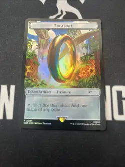 Foil Secret Lair Treasure Token x1 Magic Cards MTG Sonic - Image 1