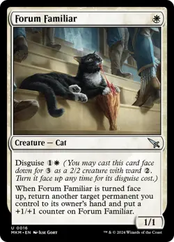 🧙Forum Familiar U 0016 Foil MKM Murder at Karlov Manor Mtg - Image 1