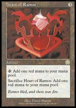 Heart of Ramos - Heavy Play MTG Mercadian Masques - Image 1