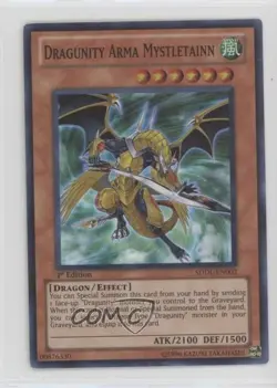 Dragunity Arma Mystletainn 1st Ed. YuGiOh Legion Structure Deck #SDDL-EN002 00jz - Image 1