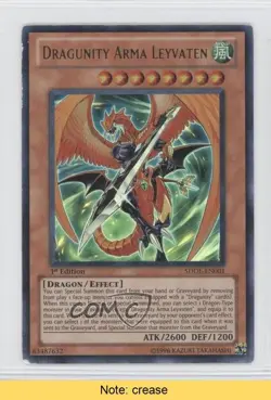 Dragunity Arma Leyvaten 1st Ed. YuGiOh Legion Structure Deck #SDDL-EN001 1d0 - Image 1