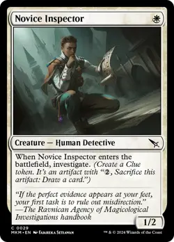 🧙Novice Inspector C 0029 Foil MKM Murder at Karlov Manor Mtg - Image 1