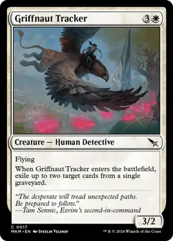 🧙Griffnaut Tracker C 0017 Foil MKM Murder at Karlov Manor Mtg - Image 1