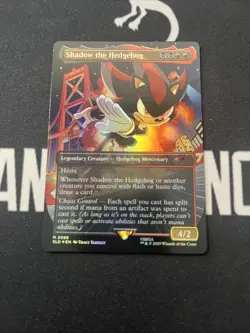 Foil Secret Lair Shadow The Hedgehog x1 Magic Cards MTG Sonic - Image 1