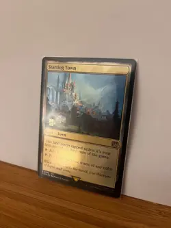 Starting Town (Rare Prerelease Promo, Stamped, Foil, FIN 289) Final Fantasy MTG - Image 1