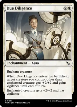 🧙Due Diligence C 0014 Foil MKM Murder at Karlov Manor Mtg - Image 1