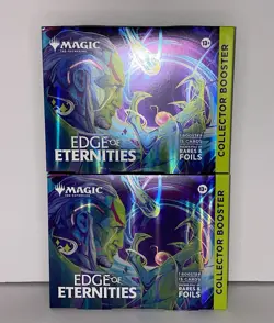 Magic - MTG Edge Of Eternities Collector Booster Omega Set Of 2 - NEW SEALED - Image 1