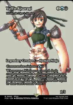 Yuffie Kisaragi - Yuriko, the Tiger's Shadow #0060 MTG Final Fantasy - Image 1