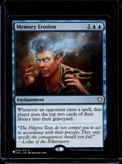 1 x Memory Erosion - Mystery Booster / The List - NM- MTG - Image 1