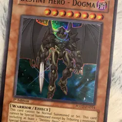 Yugioh - Destiny Hero - Dogma POTD-EN014 Ultimate Rare 1st Edition NM - Image 3