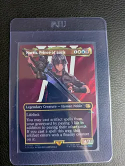 Noctis, Prince of Lucis - Surge Foil - Borderless Near Mint MTG Magic - Image 1