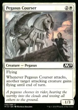Pegasus Courser 032/280 M19 MTG Magic the Gathering card - Image 1