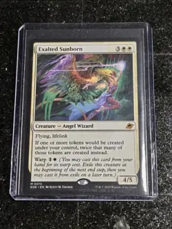 2025 MTG Edge Of Eternities Exalted Sunborn Extended Art #318 Mythic - Image 1