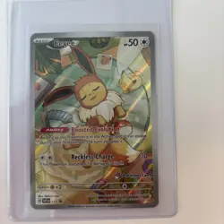 Prismatic Evolutions PC Pokemon Center ETB Stamped Eevee 173 Promo - NM - Image 1
