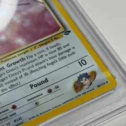 RED DOT ERROR Koga's Ditto 10/132 Gym Challenge Holo PSA 6 Pokemon TCG - Image 3