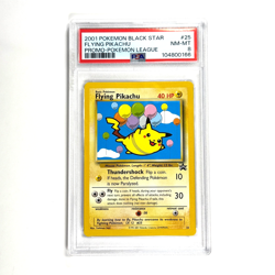 PSA 8 Flying Pikachu 25/53 Wotc Promo Regular Pokemon TCG - Image 1