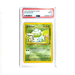 PSA 9 Bulbasaur 044/102 Base Set Regular Pokemon TCG - Image 1