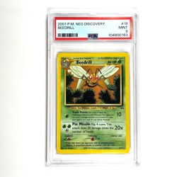 PSA 9 Beedrill 18/75 Neo Discovery Regular Pokemon TCG - Image 1