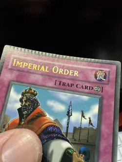 Imperial Order PSV-104 - 1st Edition Miscut Print YuGiOh Card Sir - Image 4