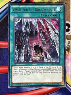 Yugioh Vessel For The Dragon Cycle RIRA-EN059 Single - Image 1