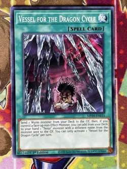 Yugioh Vessel For The Dragon Cycle MP20-EN131 Single - Image 1