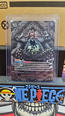 ONE PIECE Card Marshall D. Teach Silver SP 3rd Anniversary OP09-093 ENGLISH - Image 1