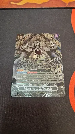 ONE PIECE Card Marshall D. Teach Silver SP 3rd Anniversary OP09-093 ENGLISH - Image 2