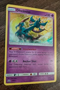 Dhelmise SM53 Sun & Moon Black Star Promo Pokemon Card Near Mint - Image 2