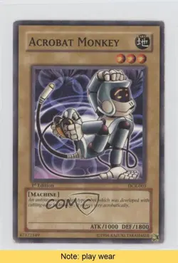Acrobat Monkey 1st Ed. YuGiOh Dark Crisis #DCR-003 2003 READ 2u3 - Image 1