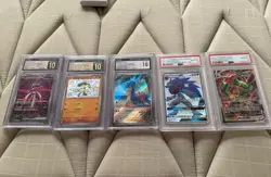Pokemon Card Lot - 5 Slabs - Image 1