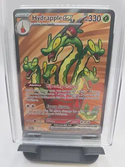 Hydrapple EX 156/142 Stellar Crown Pokemon Card 2024 AGS 10 GEM MINT FS - Image 3