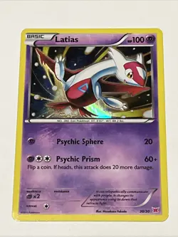Latias 30/30 Holo XY Trainer Kit Pokemon Card - Image 1