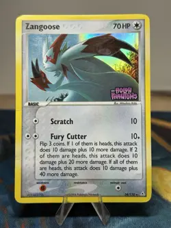 Zangoose 34/110 Ex Holon Phantoms Reverse Holo Rare Pokemon Card HP - Image 1