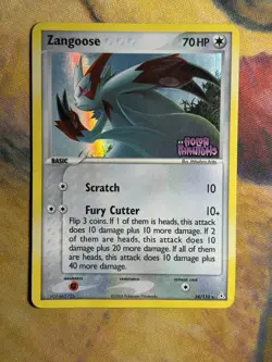 Zangoose 34/110 Ex Holon Phantoms Reverse Holo Rare Pokemon Card HP - Image 2