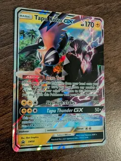 Tapu Koko GX SM50 Black Star Promo Pokemon Card NM - Image 2