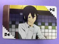 Anime Playing Card Durarara!! Kasuka Heiwajima 9 of Clubs 2010 Japanese F/S - Image 1