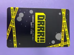 Anime Playing Card Durarara!! Kasuka Heiwajima 9 of Clubs 2010 Japanese F/S - Image 5