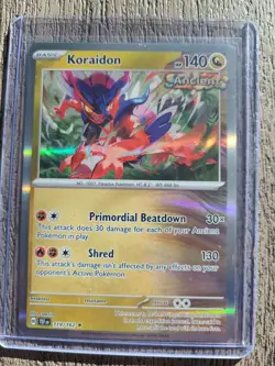 POKEMON TCG: KORAIDON 119/162 TEMPORAL FORCES HOLO RARE CARD NM - Image 1