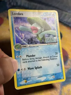 Lombre 37/100 Ex Crystal Guardians Reverse Holo Stamped Pokemon Card HP - Image 4