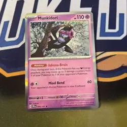 044/131 Munkidori : Rare Holo Card : Pokemon TCG Prismatic Evolutions - Image 1