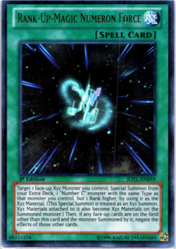 Rank-Up-Magic Numeron Force - JOTL-EN059 - Ultra Rare - 1st Edition - Yugioh - Image 1