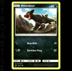 Houndour 58/111 Sm-Crimson Invasion - Common -  Pokémon Card TCG - Image 1