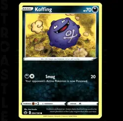 Koffing  112/192  Rebel Clash - Common -  Pokémon Card TCG - Image 1