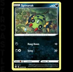 Spinarak 043/072 Shining Fates - Common -  Pokémon Card TCG - Image 1