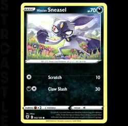 Hisuian Sneasel 92/189  Swsh10: Astral Radiance - Common - Pokémon Card TCG - Image 1