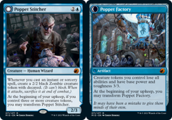 Poppet Stitcher // Poppet Factory - Foil NM, English MTG Innistrad: Midnight Hun - Image 1