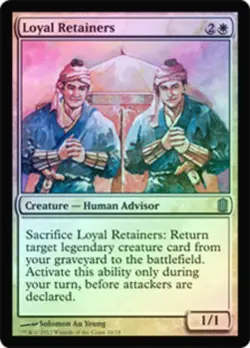 Loyal Retainers - Foil NM, English MTG Commander's Arsenal - Image 1