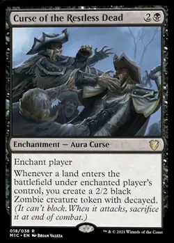 Curse of the Restless Dead NM, English MTG Innistrad: Midnight Hunt - Image 1